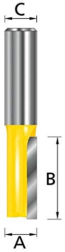 MAKITA D-10001 Fresa Recta un Filo 3mm