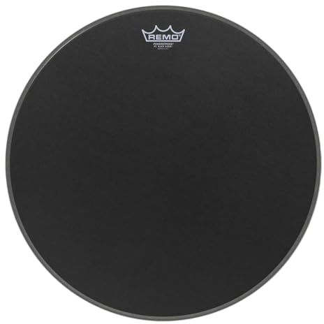 Remo Schlagzeugfell Powerstroke 3 Black Suede Bass Drum 18 P3-1818-ES