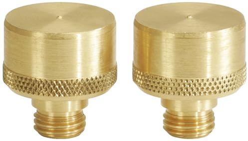 KS Tools 156.0458 Messing Eintreiber-Aufsatz-Satz, 2-tlg., Ø 12mm