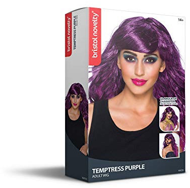 Bristol Novelty BW559 Gotische Versucherin Perücke, Lila