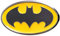 DC Spilla da bavero in peltro colorato con logo Batman, argento, 2,5 cm