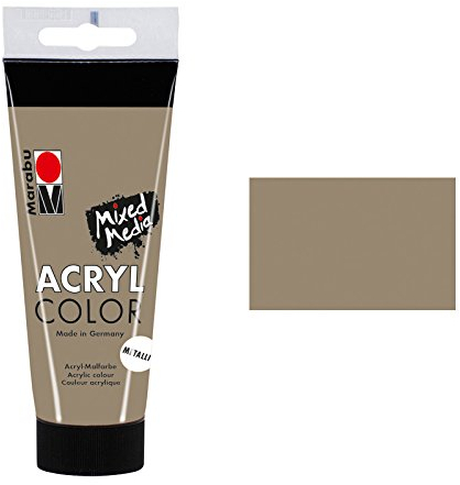 NEU Marabu Acryl Color. 100 ml. Metallic-Taupe