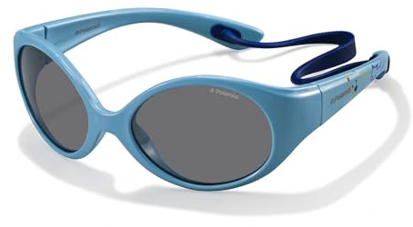Polaroid Kids Pld 8010/s MIF/Y2 AZURE Sunglasses Baby Boys Polycarbonate, Standard, 47