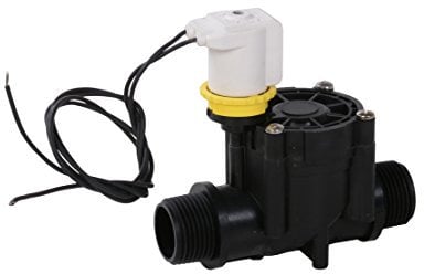 RPE Elettrico betätigtes Valvola solenoide 1 Filettatura Esterna 24 VAC Senza Controllo Flow, Nero, 13 x 14 x 7 cm, nd628