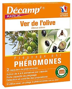 UEBER Feromoni Contro Il Verme dell´Oliva-Orto Giardino Insetticidi Bio, Multicolore, Unica