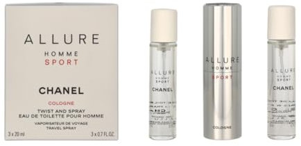 Chanel Perfume- Allure Homme Sport Travel Spray and 2 Refills