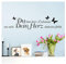 Wandaro Wandsticker Spruch Du bist dort Zuhause.. | schwarz 70 x 17 cm | Wandaufkleber Flur Wandspruch Wohnzimmer Wandtattoo Aufkleber W3468