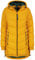 Sublevel Damen Winterjacke Stepp-Mantel mit Kapuze lang & tailliert, Outdoorjacke für Damen Yellow S