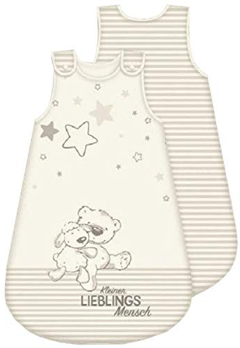 Arle-Living Lieblingsmensch Baby Kinder Schlafsack - ganzjährig - umlaufender Reißverschluss Druckknopf (110 cm)