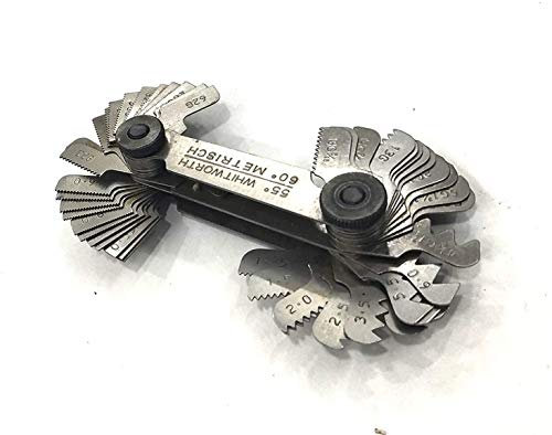 British Whitworth BSW & Metrische Schrauben, Bolzen, Pitch-Messgewinde, 51 Klingen