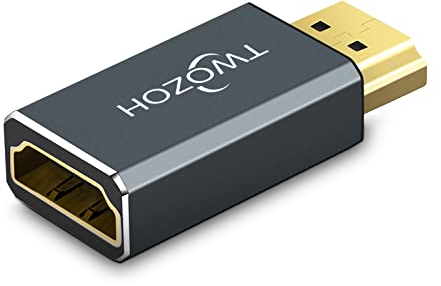 Twozoh Adaptateur d'extension HDMI 8K (1 Paquet), HDMI 2.1 mâle vers Femelle 8K@60Hz, 4@120Hz, 2K@240Hz