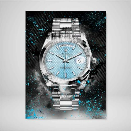 DEVICI Wandbilder – Rolex Day-Date – Wandbilder Wohnzimmer, Büro, Bilder Leinwand, Poster & Kunstdrucke, Wanddekoration Wohnzimmer