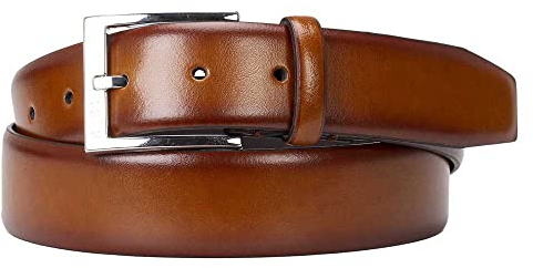 BOSS Herren Elloy-PC-An Sz35 In Italien gefertigter Gürtel mit Logo-Schließe Braun 100