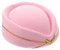 NUOBESTY Rosa Stewardess Schleife Baskenmütze Filz Flugbegleiter Mütze Vintage Britische Band Kostüm Hut Flugzeug Hostess Hut Einheitliche Cosplay Party Dekoration für Frauen