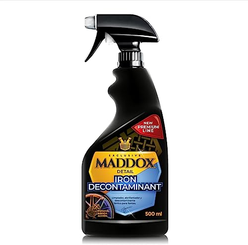 Maddox Detail - Iron Descontaminant 500ml | Felgenreiniger für Autos | Entkontaminierung von Felgen und Karosserie | Autokarosserie polieren | Felgenreiniger für Auto und Motorrad | Felgenentfetter..