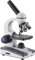 AmScope - 40X-1000X zusammengesetztes Schülermikroskop, Monokularkopf, Glasoptik, LED, Ganzmetallrahmen, schnurloses Anfängermikroskop - M150C-EUL