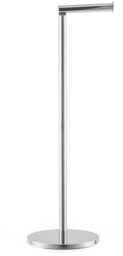 Beldray LA0532708SSFEU7 Toilet Roll Holder – Freestanding Toilet Paper Stand For Storage, Folding Swivel Head, Stainless Steel With Heavy Weighted Base, Hold Up To 4 Rolls, For Bathroom, Washroom
