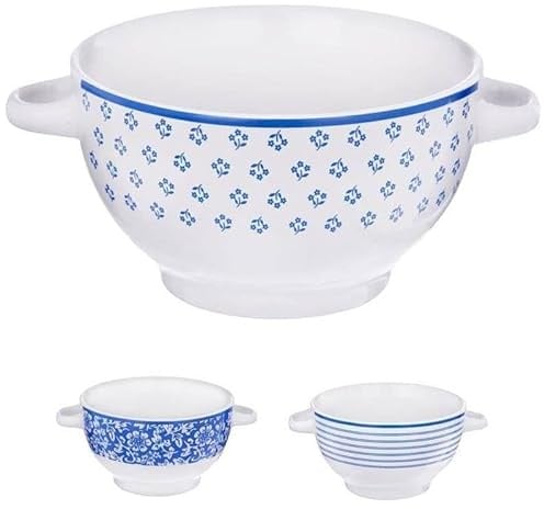 orion group Ciotola in ceramica per brodo di insalata | ciotola per zuppa, tazza da brodo in ceramica, 14 cm, 750 ml