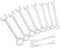 Bestgle Mini-Ringmaulschlüssel-Set, 10 Stück, SEA 5/32-7/16 Zoll, kleiner Schraubenschlüssel, fester Kopf, offener und Ringschlüssel, Schraubenschlüssel-Set, Reparaturwerkzeug
