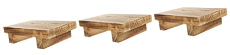 NUOBESTY 3st Tischhalterung Aus Holz Tritthocker Deko Schreibtisch Möbel Kind Hölzern