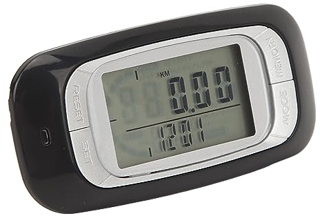 HERCHR 3D-Schrittzähler Zum Gehen, Einfacher Schrittzähler Zum Gehen Mit Großem Digitaldisplay, Zum Anklemmen, Einfacher Schrittzähler