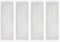 COYICOLI-Pack de 4 Filtros HEPA para Conga 11090 Spin Revolution Home&Wash, Filtros para Depósito de Polvo y Tanque Mixto