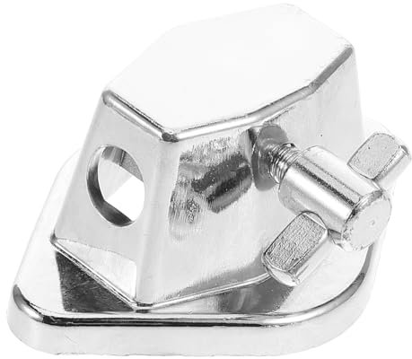 HEMOTON Support de Batterie Métallique Réglable pour Tom Au Sol avec Fixations de Caisse Claire Grosse Caisse Accessoires de Tambour Polyvalents pour Musiciens