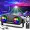 Disco Lights,Party Lights Sound Activated with Roating Disco Ball,Star Projection,Ocean Light,3 Lens Light Pattern Show for Party DJ KTV Club Christmas Festival Gifts