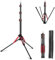 JEBUTU Lichtstativ Light Stand 190cm, mit um 180° umkehrbaren Beinen, Faltbar Lichtständer Kompaktes Leichtes Lampenstativ Traglast 2kg für Fotostudio Blitzlicht Beleuchtung Fotografie mit Tasche