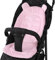 Baby Sitzauflage für Kinderwagen, Baby Sitzeinlage aus Baumwolle Weiche und Reversible Autositz Kinderwagenauflage für Babyschale, 40 x 80 cm