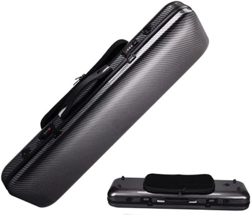 Hard Shell Carbon Fibre Violin Case for 4/4 Full Size with Hygrometer - Waterproof and Moistureproof Violin Accessories