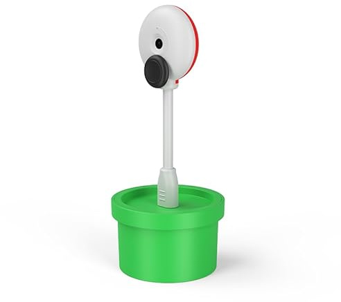 Holilo Cámara para Nintendo Switch 2,cámara de vlogger de cuello flexible para modo de mano/televisión/mesa