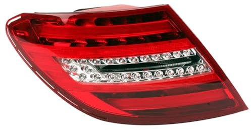 WXSSH Rücklichter Linke/rechte Seite Rückleuchte für W204 C180 C200 C220 C260 C280 C300 2011 2012-2014 Rücklicht Bremsleuchte für mit(Left-1PCS)