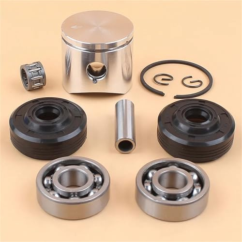 PUYEN 38-mm-Kolbenring-Kurbelwellen-Kugellager-Öldichtungssatz passend for H//U//S//Q//V//A//R//N//A 36 136 136LE 137 137e Kettensägenmotorteile