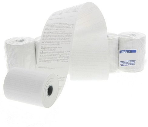 20 Rollen/Karton Faxland Thermorollen EC-Cash 57mmx25lfmx12mm