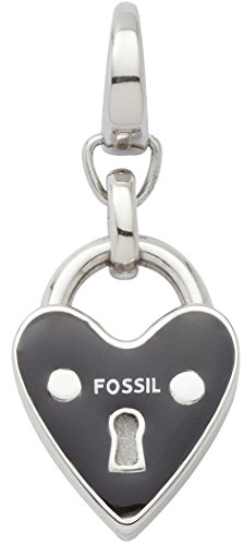 Fossil Damen-Charm Anhänger Herz Schloss JF86779040