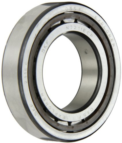 SKF NJ 211 ECP Rundrollenlager, zylinderförmig, 55 ID, Stahl