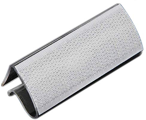 NAVA 50 Stück Klett Kunststoff, Tafel Rock Schürze Clips