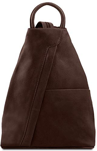 Tuscany Leather Shanghai Rucksack Tropfendesign aus weichem Leder