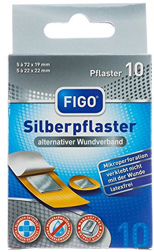 Figo Silberpflaster, 2er Pack (2 x 10 Stück)