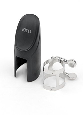 Rico RSS1N Nickel Plated Ligature and Cap for Soprano Sax