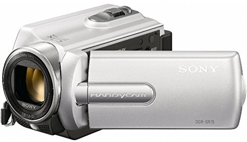 Sony DCRSR15ES Handycam Camcorder - Silver (50x Optical Zoom, 0.8 MP, 2.7 inch LCD)