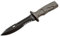 Fox Knives Military Division Combat Survival Knife Leonida Fahrtenmesser, Khaki, M
