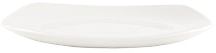 Churchill vetrificata W890 Plain Ware x piatto quadrato, bianco (confezione da 24)