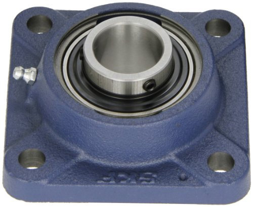 SKF fy-tf Serie Kugellager Flansch, Einheit, 4 Bolt Löcher, Wirbel Lock, regreasable, Kontakt und Flinger Dichtungen, Gusseisen, metrisches, 30 mm, 1