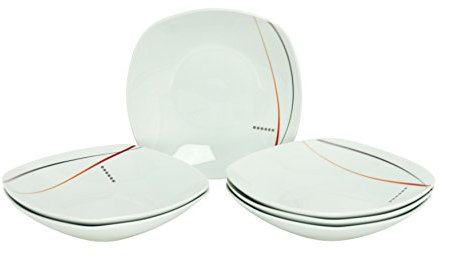 Van Well 6er Set Essteller tief Acamo 21,5cm