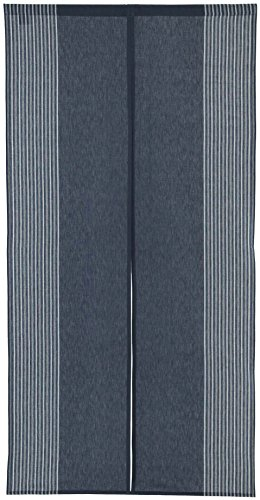 Narumi Tapisserie Japonaise à Rayures Verticales en Coton Bleu Marine, 170 x 85 cm