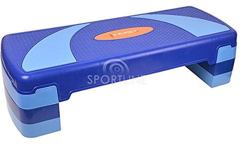 One Fitness 17-44-013 HMS 5907695508475 Aerobic Step, blau, Einheitsgröße