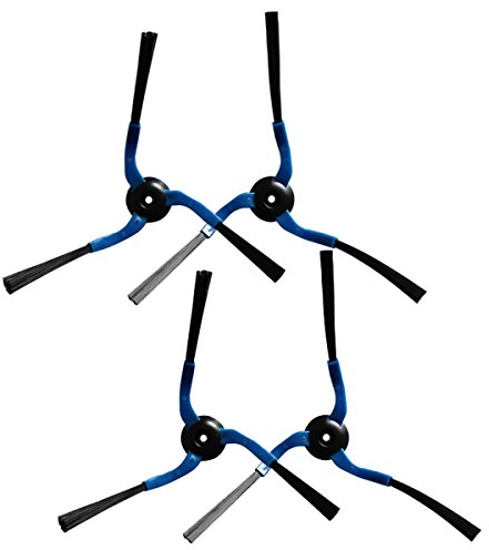 TeKeHom 2 paia di spazzole laterali per aspirapolvere Samsung Navibot Robot VC-RM96W SR8751