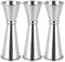 3PCS Double Jigger & Cocktail Jiggers Stainless Steel 1 OZ X 2 OZ Alcohol Measuring Tools